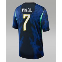 Billiga Brasilien Vinicius Junior #7 Borta fotbollskläder VM 2026 Kortärmad